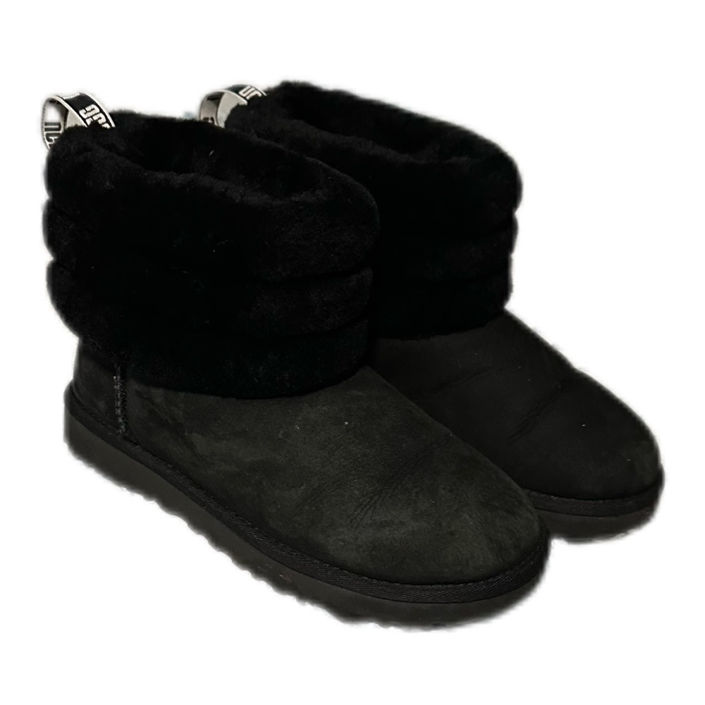 UGG Black Fur Winter Boots